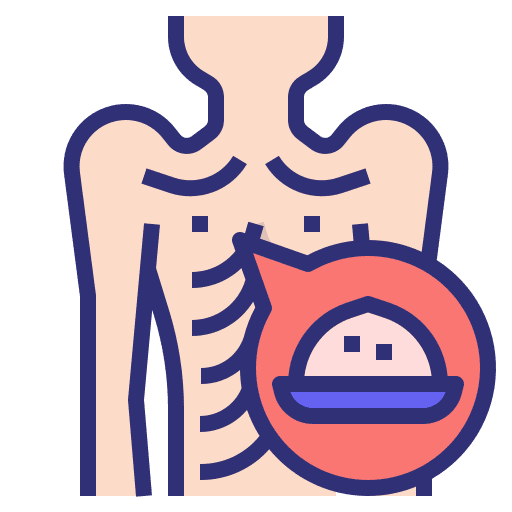 Poor nutrition poverty people icon
