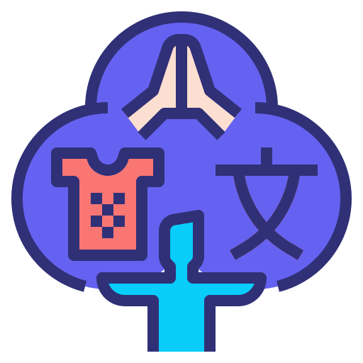 Culture people language greeting icon Culture people language greeting icon