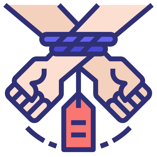 Despair slavery illegal despair icon