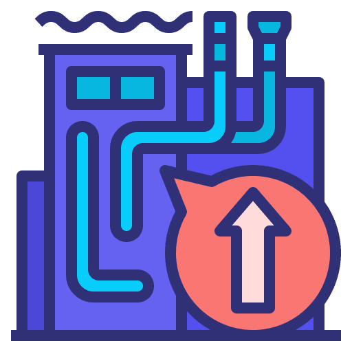 Industrial manufacturing refinery manufacture icon Industrial manufacturing refinery manufacture icon