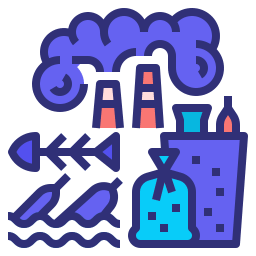 Pollution ecology and environment pollution garbage icon Pollution ecology and environment pollution garbage icon