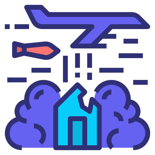 War attack war bomb icon War attack war bomb icon