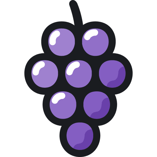 Grapes diet grapes vegan icon Grapes diet grapes vegan icon