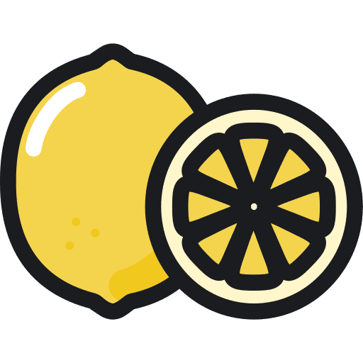 Lemon diet healthy food food and restaurant icon Lemon diet healthy food food and restaurant icon