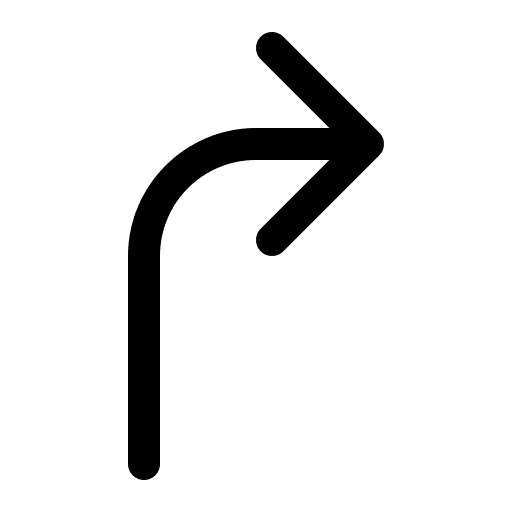 Right arrow directional sign direction turn right icon