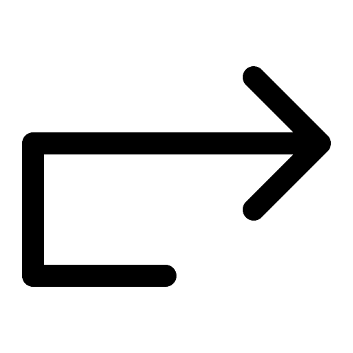 Right arrow next orientation turn right icon Right arrow next orientation turn right icon