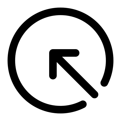 Up left ui arrow arrows icon Up left ui arrow arrows icon