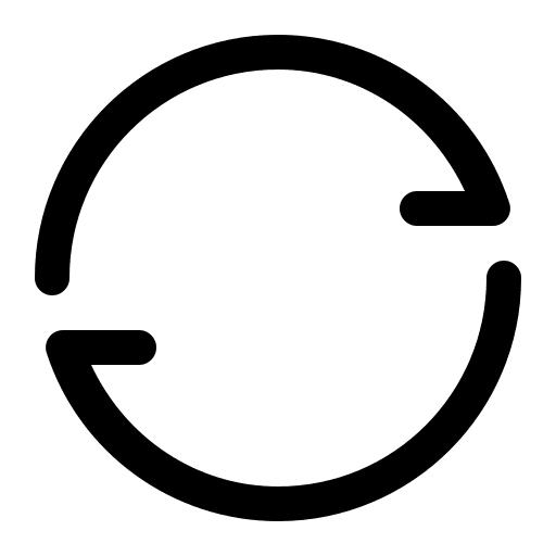 Refresh orientation refresh arrows icon Refresh orientation refresh arrows icon