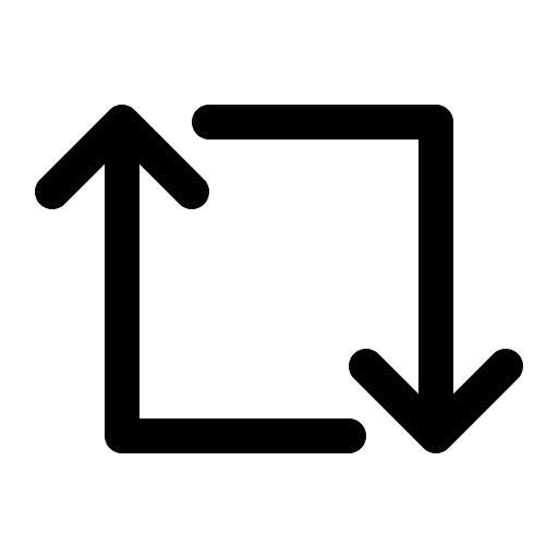 Repeat orientation loop direction icon Repeat orientation loop direction icon