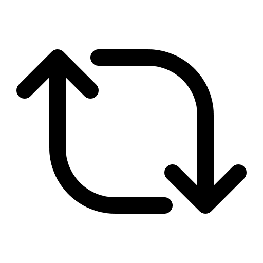 Repeat re arrows orientation icon Repeat re arrows orientation icon