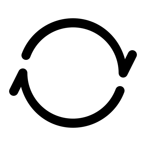 Refresh arrows orientation direction icon Refresh arrows orientation direction icon