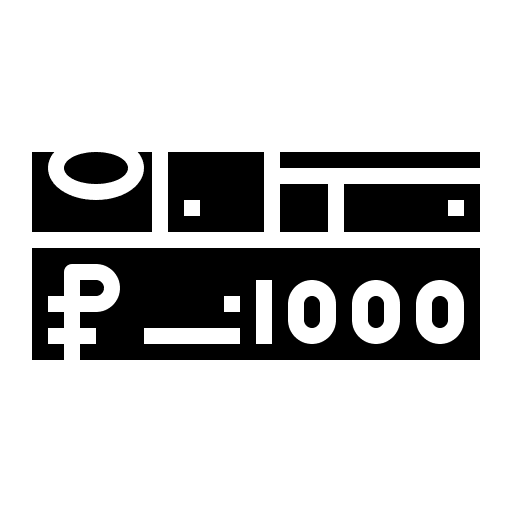 Ruble business and finance cash ruble icon