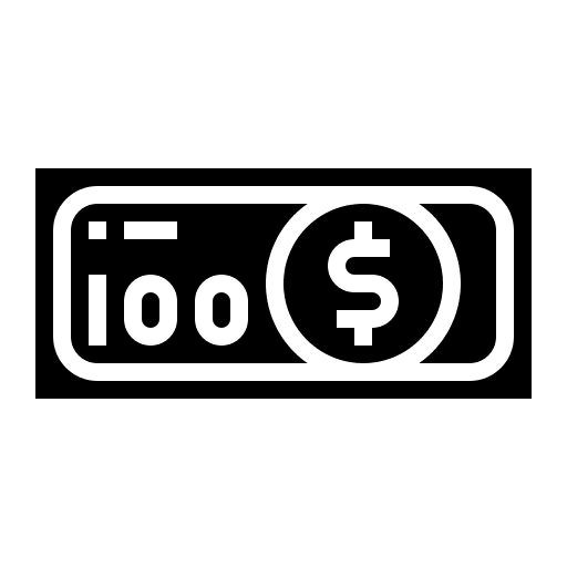 Dollar finance cash money icon