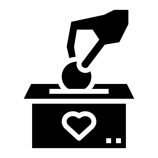 Box box money donation icon