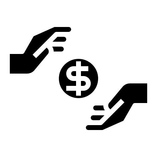 Give donation donate money icon
