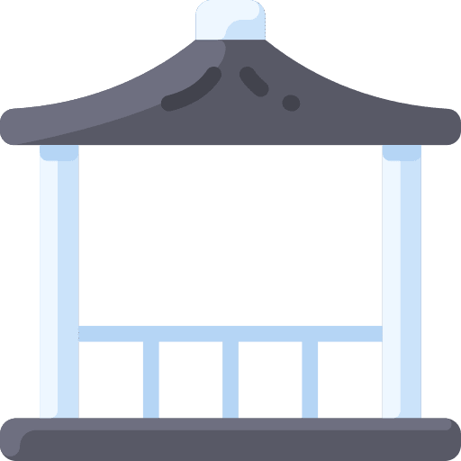 Gazebo viewpoint gazebo gardening icon