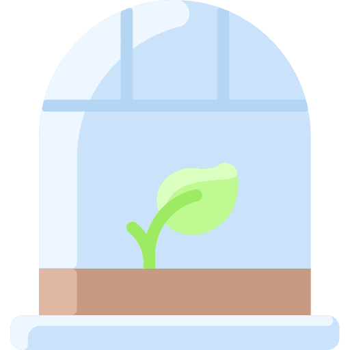 Green house greenhouse eco house farming and gardening icon