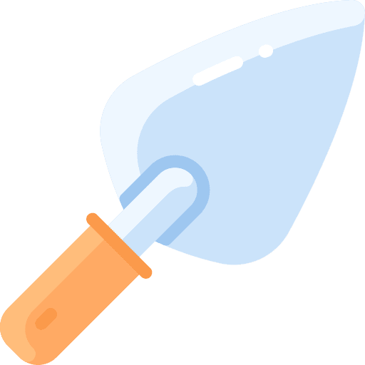 Trowel equipment farming and gardening trowel icon