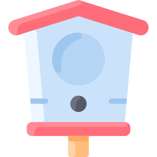 Bird house wood animals wooden icon