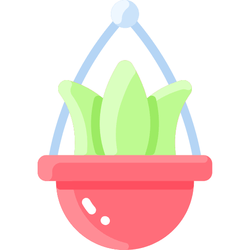 Hanging pot flower pot farming and gardening hanging pot icon