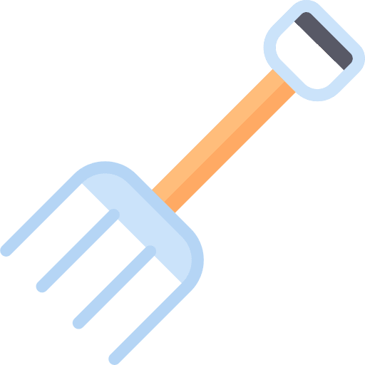 Pitchfork rake pitchfork tools icon