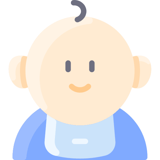 Baby kid childhood babies icon