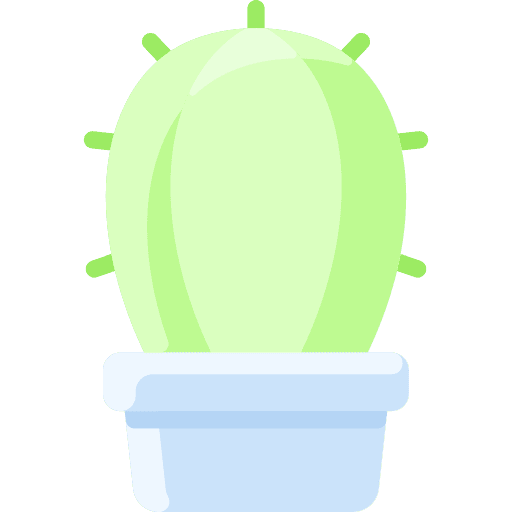 Cactus farming and gardening plant cactaceae icon
