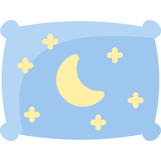 Pillow comfortable wellness baby icon