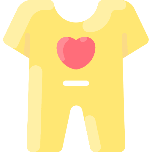 Baby body kid and baby onesie garment icon