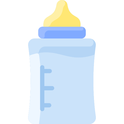 Baby bottle kid and baby milk bottle baby bottle icon