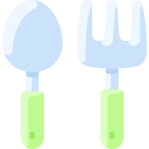 Baby cutlery feeding eat kid and baby icon