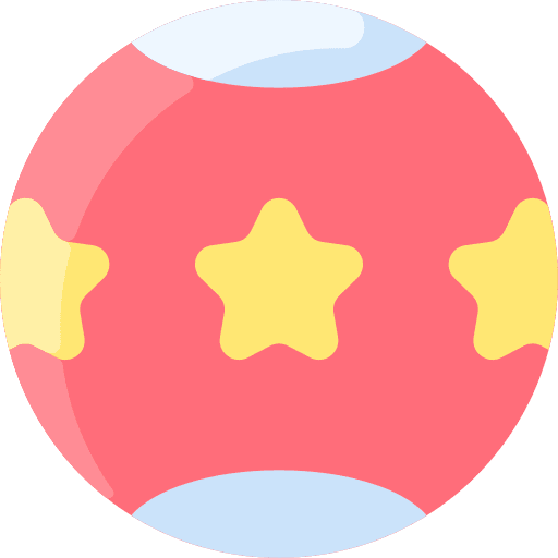 Ball kid and baby kids fun icon