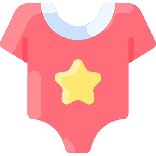 Clothes childhood kid and baby baby clothes icon