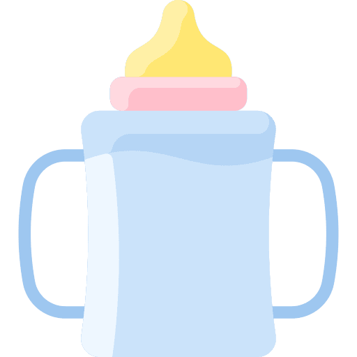 Milk bottle baby feeder baby bottle kid and baby icon