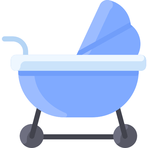 Stroller pram nursery baby stroller icon
