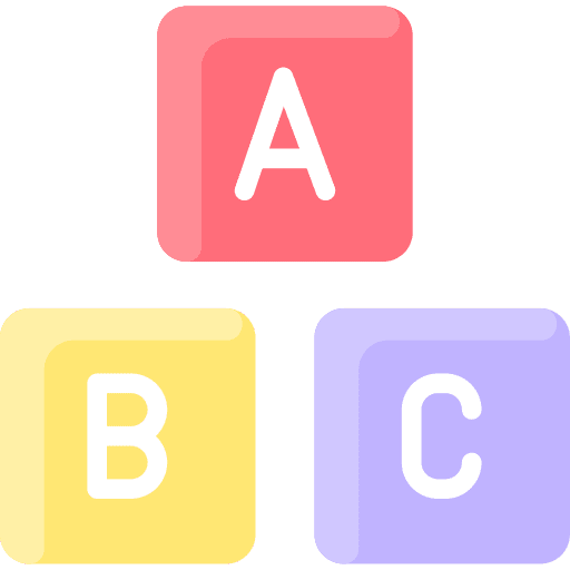 Blocks learn blocks abc icon Blocks learn blocks abc icon