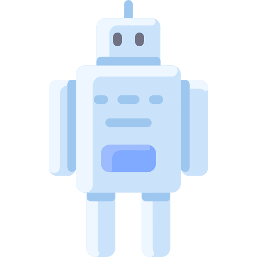 Robot robot children metal icon Robot robot children metal icon