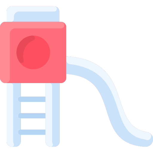 Slide slide childhood playground icon