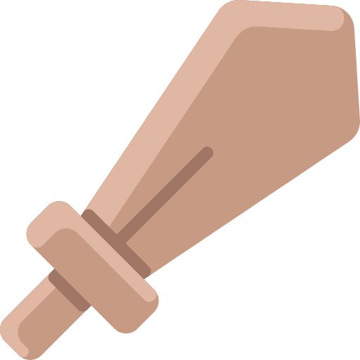 Sword wooden play weapon icon