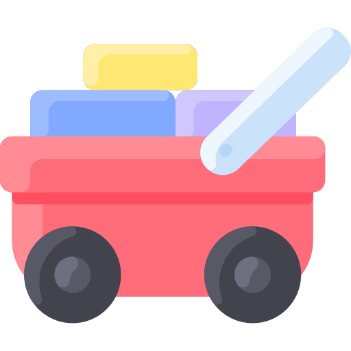 Cart cart play toy icon Cart cart play toy icon