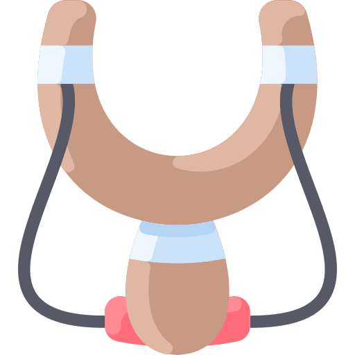 Catapult catapult kid slingshot icon Catapult catapult kid slingshot icon
