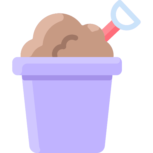 Sand bucket childhood toy sand bucket icon Sand bucket childhood toy sand bucket icon