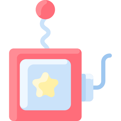 Surprise box kid and baby surprise box joke icon Surprise box kid and baby surprise box joke icon