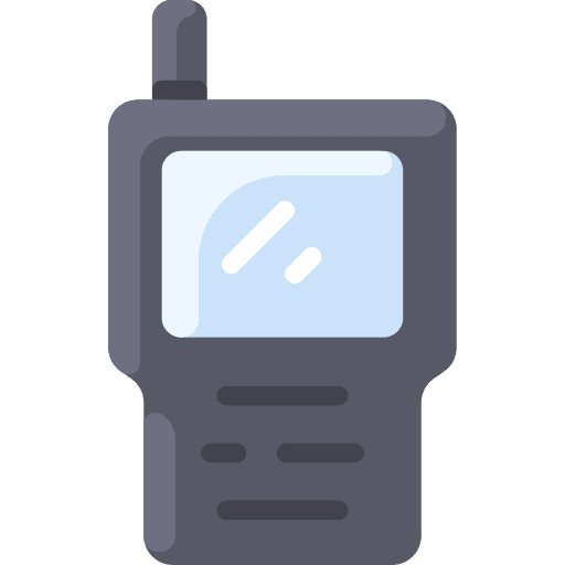 Walkie talkie childhood toy communications icon Walkie talkie childhood toy communications icon