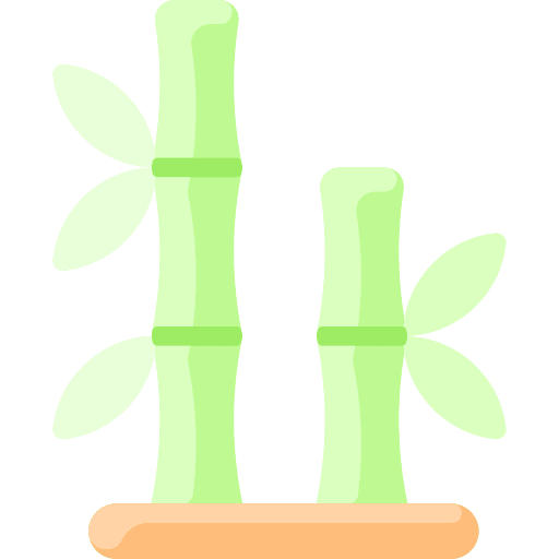Bamboo garden plant china icon