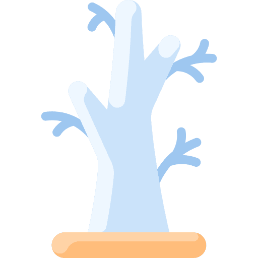 Dead tree botanical forest dead tree icon