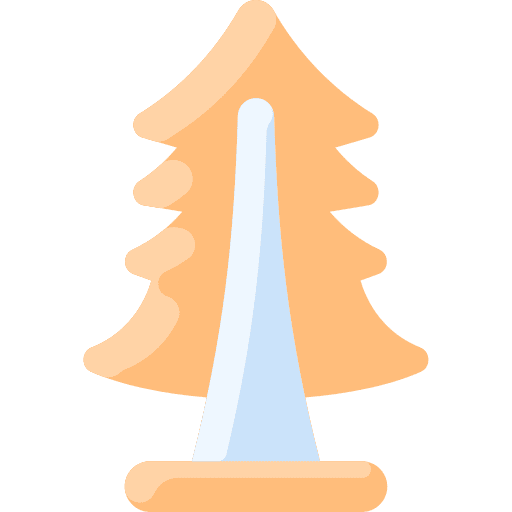 Larch woodland nature tree icon