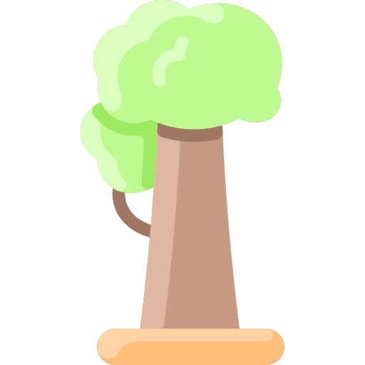 Tree nature wood botanical icon
