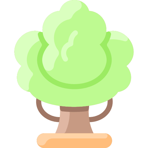 Tree wood tree forest icon