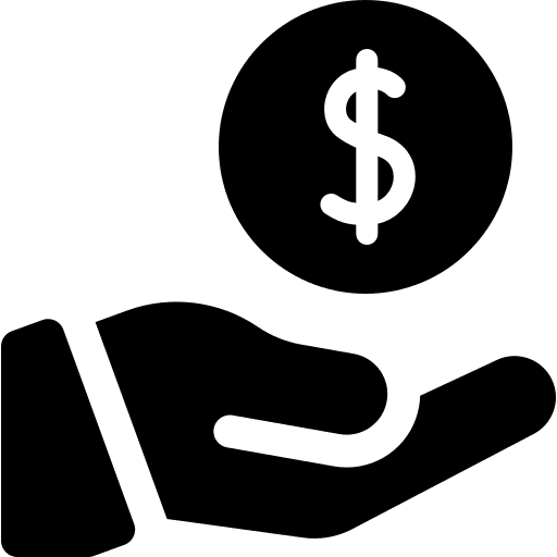 Revenue coins business and finance money icon